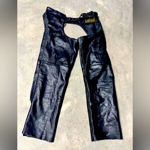 Hudson leather chaps. Mens Size Large